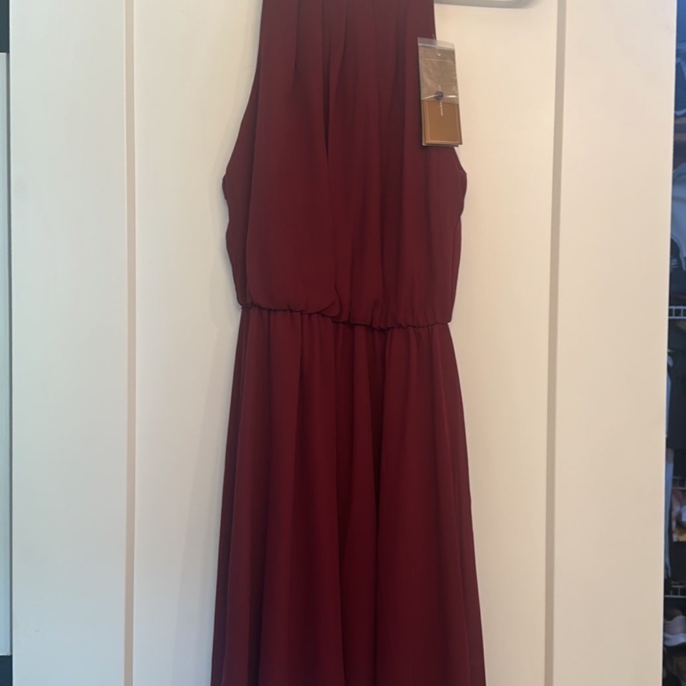NWT Francesca’s Burgundy Dress size Small